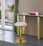 Brody Elegant Adjustable Stool with Luxurious Cushion and Stylish Finish for Upscale Entertaining