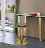Brody Elegant Adjustable Stool with Luxurious Cushion and Stylish Finish for Upscale Entertaining