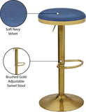 Brody Elegant Adjustable Stool with Luxurious Cushion and Stylish Finish for Upscale Entertaining