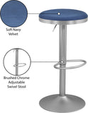 Brody Elegant Adjustable Stool with Luxurious Cushion and Stylish Finish for Upscale Entertaining