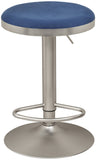 Brody Elegant Adjustable Stool with Luxurious Cushion and Stylish Finish for Upscale Entertaining