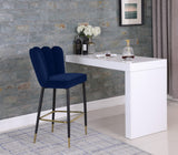 Lily Contemporary Bar Stool Set - Elegant Tufted Design with Gold-Tipped Legs for Luxe Appeal