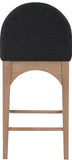 Waldorf - Boucle Stool With Natural Legs