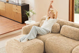 MELLOW 149" 4-Seater Sofa with 1 Ottoman