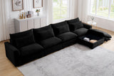 PERTH 157" 4-Seater Sofa with 1 Ottoman