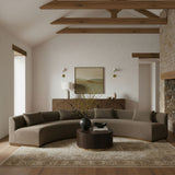 Avanti - 182.5" Chenille Fabric Upholstered 2 Piece Modular Sectional