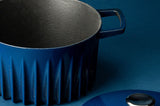 Blue Dutch oven