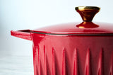 Red Dutch oven