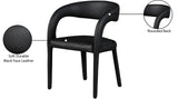 Sylvester Contemporary Dining Chair with Rounded Back for Ultimate Comfort and Stylish Décor