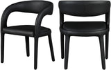 Sylvester Contemporary Dining Chair with Rounded Back for Ultimate Comfort and Stylish Décor