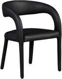 Sylvester Contemporary Dining Chair with Rounded Back for Ultimate Comfort and Stylish Décor