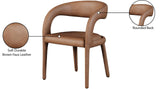 Sylvester Contemporary Dining Chair with Rounded Back for Ultimate Comfort and Stylish Décor