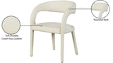 Sylvester Contemporary Dining Chair with Rounded Back for Ultimate Comfort and Stylish Décor