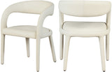 Sylvester Contemporary Dining Chair with Rounded Back for Ultimate Comfort and Stylish Décor