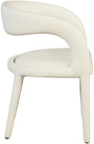 Sylvester Contemporary Dining Chair with Rounded Back for Ultimate Comfort and Stylish Décor
