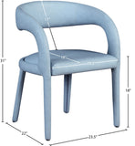 Sylvester Contemporary Dining Chair with Rounded Back for Ultimate Comfort and Stylish Décor