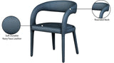 Sylvester Contemporary Dining Chair with Rounded Back for Ultimate Comfort and Stylish Décor