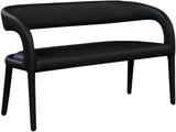 Sylvester Contemporary Upholstered Bench with Rounded Back for Stylish Dining and Comfort Support