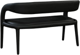 Sylvester Contemporary Upholstered Bench with Rounded Back for Stylish Dining and Comfort Support
