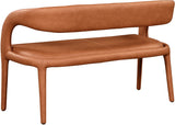 Sylvester Contemporary Upholstered Bench with Rounded Back for Stylish Dining and Comfort Support