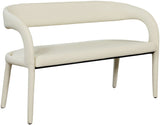 Sylvester Contemporary Upholstered Bench with Rounded Back for Stylish Dining and Comfort Support