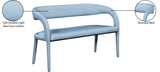 Sylvester Contemporary Upholstered Bench with Rounded Back for Stylish Dining and Comfort Support