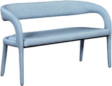 Sylvester Contemporary Upholstered Bench with Rounded Back for Stylish Dining and Comfort Support