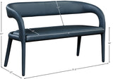 Sylvester Contemporary Upholstered Bench with Rounded Back for Stylish Dining and Comfort Support