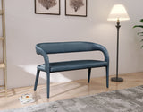 Sylvester Contemporary Upholstered Bench with Rounded Back for Stylish Dining and Comfort Support