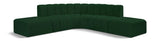 Arc - Boucle Fabric 6 Piece Corner Modular Sofa