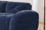 MYLO 80" Loveseat with 2 Ottomans