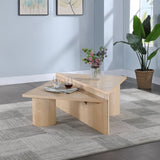 Pavillion Coffee Table – Modern Mid-Century Design with Sturdy Oak Veneer for Elegant Living Spaces