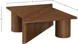 Pavillion Coffee Table – Modern Mid-Century Design with Sturdy Oak Veneer for Elegant Living Spaces