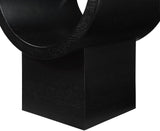 Beverwil End Table - Art Deco Glamour with Elegant Glass Top and Stunning Geometric Design