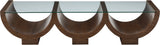 Beverwil Coffee Table: Elegant Art Deco Centerpiece with Glass Top and Geometric Design for Timeless Style