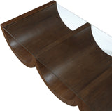Beverwil Coffee Table: Elegant Art Deco Centerpiece with Glass Top and Geometric Design for Timeless Style