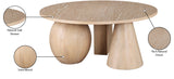 Revive Coffee Table - Sleek Art Deco Design with Unique Geometric Bases for Modern Living Spaces