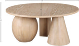 Revive Coffee Table - Sleek Art Deco Design with Unique Geometric Bases for Modern Living Spaces