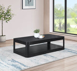 Reeves Coffee Table - Elegant Art Deco Design with Sturdy Solid Wood and MDF Construction for Modern Homes