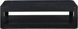 Reeves Coffee Table - Elegant Art Deco Design with Sturdy Solid Wood and MDF Construction for Modern Homes