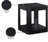 Reeves End Table - Stylish Art Deco Design with Sturdy Oak Veneer, Perfect for Modern Living Spaces