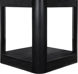 Reeves End Table - Stylish Art Deco Design with Sturdy Oak Veneer, Perfect for Modern Living Spaces