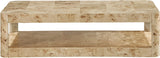 Reeves Coffee Table - Elegant Art Deco Design with Sturdy Solid Wood and MDF Construction for Modern Homes
