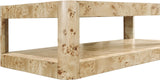Reeves Coffee Table - Elegant Art Deco Design with Sturdy Solid Wood and MDF Construction for Modern Homes