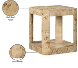 Reeves End Table - Stylish Art Deco Design with Sturdy Oak Veneer, Perfect for Modern Living Spaces