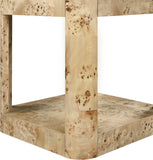 Reeves End Table - Stylish Art Deco Design with Sturdy Oak Veneer, Perfect for Modern Living Spaces