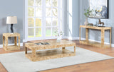 Reeves End Table - Stylish Art Deco Design with Sturdy Oak Veneer, Perfect for Modern Living Spaces