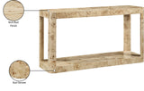 Reeves Console Table - Stylish Art Deco Design with Sturdy Construction and Practical Storage Solution