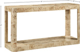 Reeves Console Table - Stylish Art Deco Design with Sturdy Construction and Practical Storage Solution