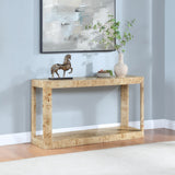 Reeves Console Table - Stylish Art Deco Design with Sturdy Construction and Practical Storage Solution